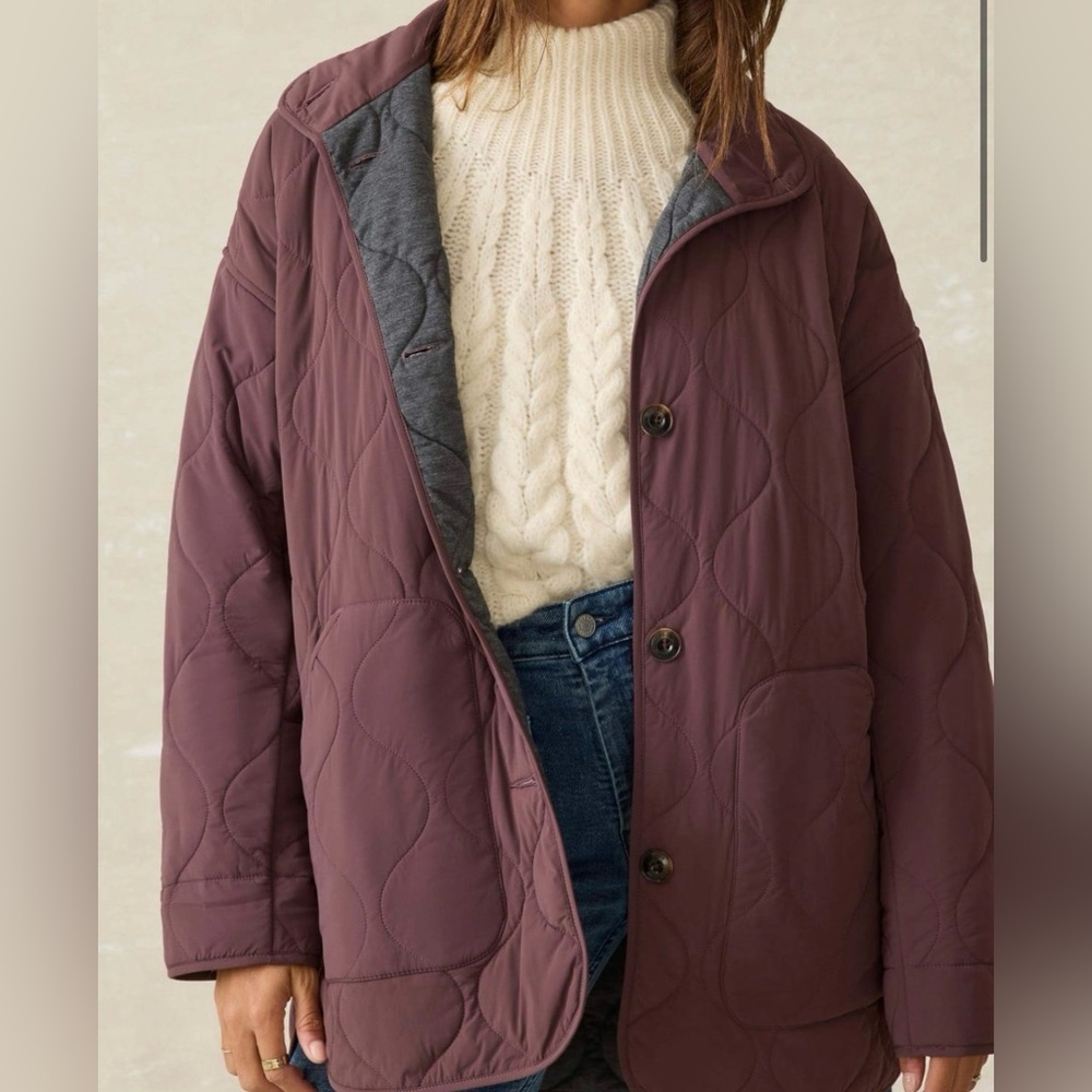 Faherty Horizon Series Quilted Jacket